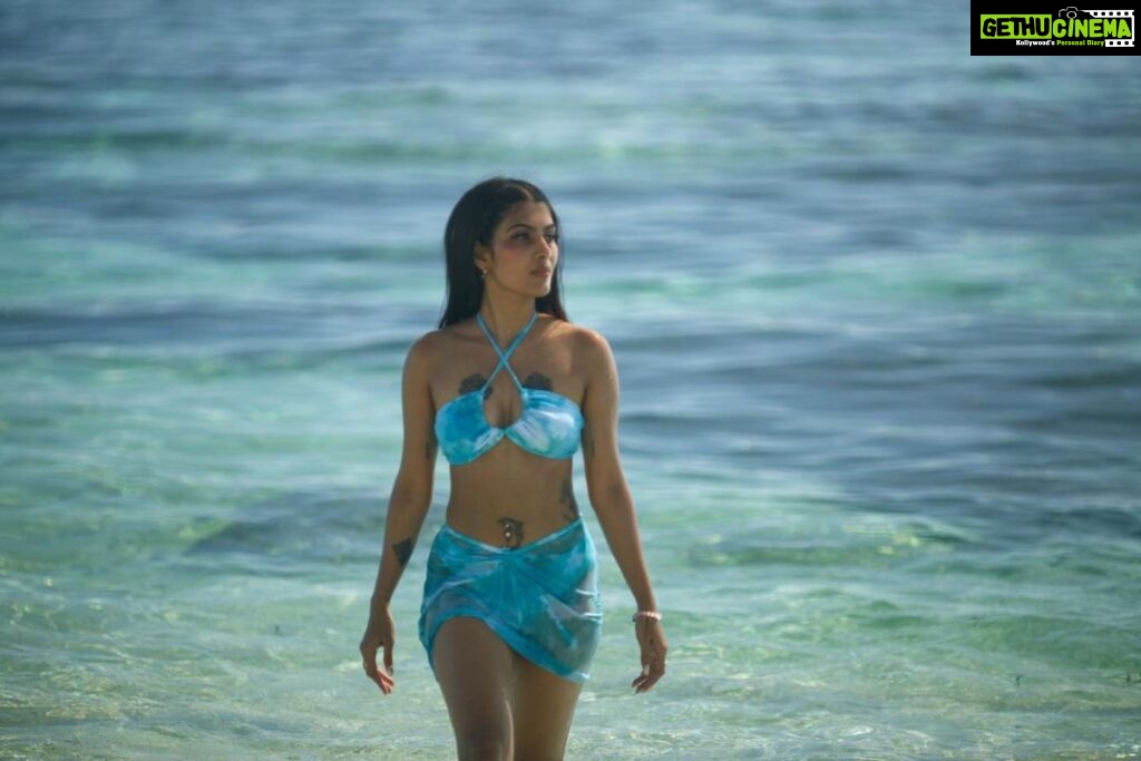 Ananya Rao Instagram - 🧜🏻‍♀️🧜🏻‍♀️🧜🏻‍♀️ #happy #mauritius #vacation #livingthedream #livingthelife #bikini #tattoo #beach