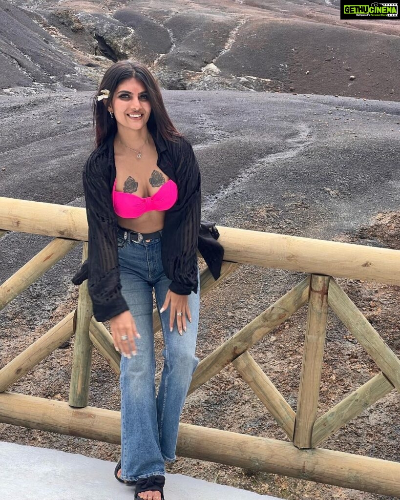 Ananya Rao Instagram - 23 valley of colors was one of the most beautiful places I’ve been to. How this beautiful valley was formed when the volcano erupted thousands of years ago. With it’s beautiful waterfalls around the plateau and colourful flowers, it was surely breathtaking 😍 . Travel partners @gtholidays.in ♥️ Thank you for this wonderful experience. #mauritius #holiday #solotravel #livingthelife #happy #travel #travelphotography La Vallée des Couleurs Nature Park