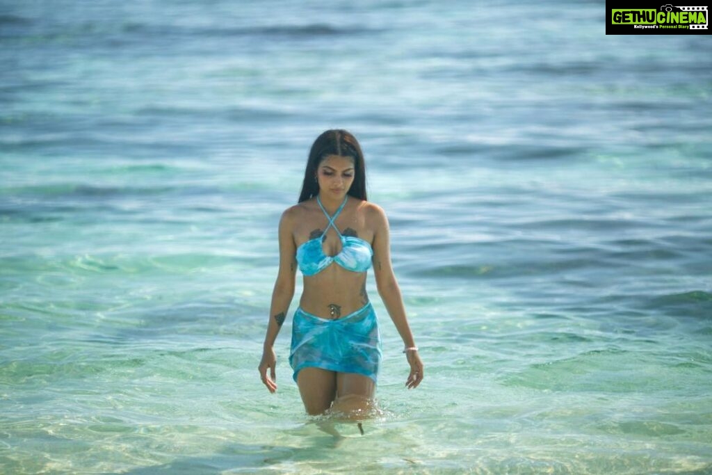 Ananya Rao Instagram - 🧜🏻‍♀️🧜🏻‍♀️🧜🏻‍♀️ #happy #mauritius #vacation #livingthedream #livingthelife #bikini #tattoo #beach
