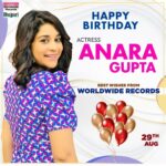 Anara Gupta Instagram - Happy Birthday 🎂 🥳 🎉 🎈 🎁 🎊 🎂 🥳 🎉 🎈