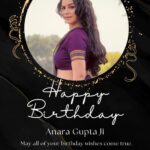 Anara Gupta Instagram - Happy Birthday Dear @anaraguptaactress Ji 🎂🎉💐 You are first heroine of my first film so it's lifetime memorable moment that's why you are my dearest 😊 May all of your birthday wishes come true. Keep Growing, Keep Rocking and Keep Shining. Once again happy birthday Anara Ji