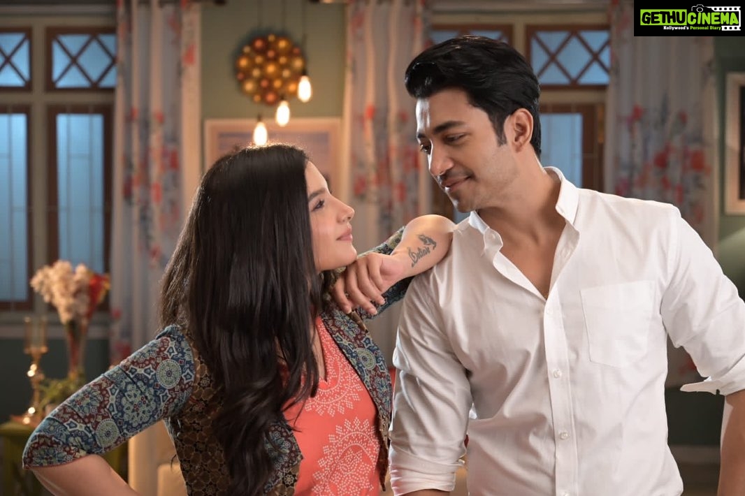 Angana Roy Instagram - We are coming with a never-seen-before unique love story that depicts the tale of Deb and Paro. Our new show ‘Tumi Ashe Pashe Thakle' is airing from today at 8PM only on @starjalsha Do watch it everyday and let us know how you like it. Love and gratitude. ❤️🙏 #rohaan #angana #tumiashepashethakle