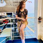 Angela Krislinzki Instagram - “Let the waves carry you where the light can not” Alibag Beach