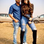 Angela Krislinzki Instagram - Introducing Romi & Rinku. Finally 20 days of Action & Drama packed Shoot has finally come to an end. Ghaziabad shoot is over. @jatinkhuranaofficial Thanks for being an amazing co-star, @director_akashaditya & Shakeel sir Thanks for making me look picture perfect in every frame, @ameeshapatel9 You are a gem of a person, It was lovely working with you. Now let’s rock Mumbai schedule. #taubaterajalwa Ghaziabad, India
