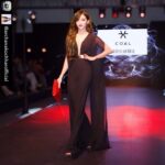 Angela Krislinzki Instagram - Was an honour opening the show for my dearest @archanakochharofficial Repost from @archanakochharofficial - COAL X ARCHANA KOCHHAR at the @thefashionconnectindia Jaipur , with stunning @angelakrislinzki opening the show in an #archanakochhar black jumpsuit and a red clutch bag by @mycoalmoment ! #getthelook ! Show director - @lokeshsharmaofficial Jaipur, Rajasthan