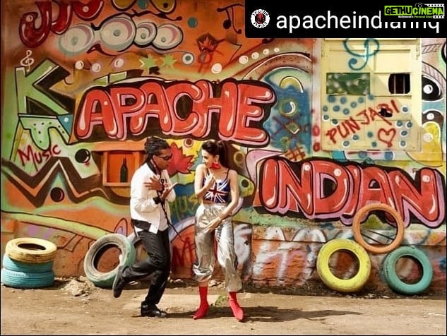 Angela Krislinzki Instagram - #Repost @apacheindianhq • • • • • On set with @angelakrislinzki at the Punjabi Girl video shoot in Mumbai @raftaarmusic !!Best vibe at a video shoot ever!! This girl is a real star!! #dancer #actress #cool #kind #punjabigirl #donrani