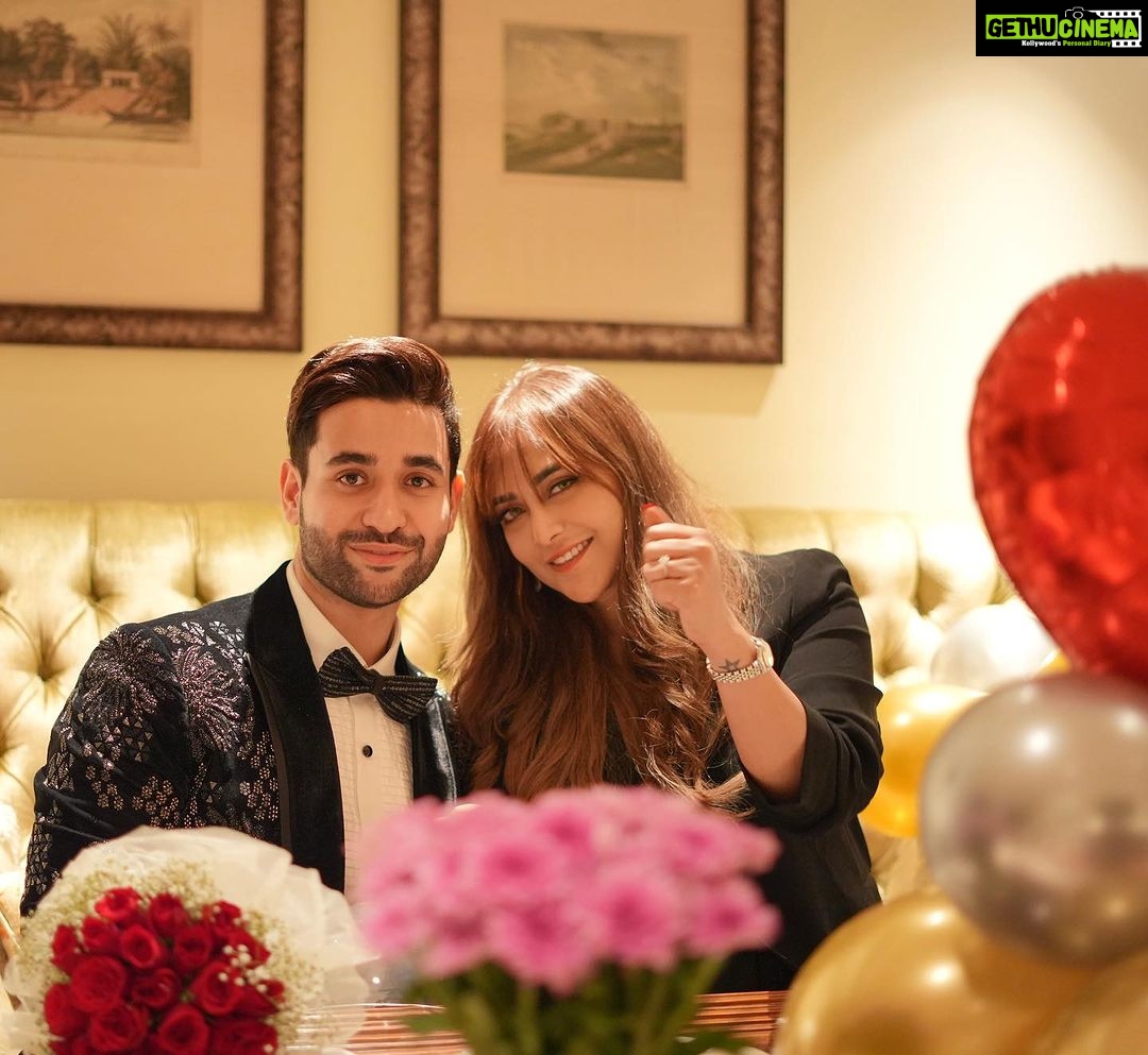 Angela Krislinzki Instagram - He Proposed & I said YES!!!! 🥺💍omg.❤️ The Taj Mahal Palace, Mumbai