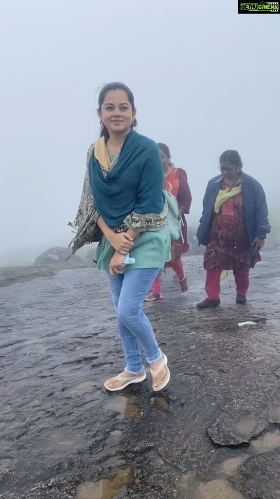 Anitha Sampath Instagram - 📍Thangal Para is a remarkable attraction that has a big spherical rock along with the tomb (dargah) of Sheikh Fariuddin, who supposedly visited this place from Afghanistan, 800 years ago. He took his last breath here and the place is dedicated to him. #vagamon #anithasampath #familytrip #vacation #thangalpara #vagamonhills Vagamon