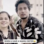 Anitha Sampath Instagram – “Aiyo Paithiyamaa ivaa!!” Moment😂 
Tag your makku sister🤪
Edited by @vicky_swagz 

#anithasampath #dumbsister #makkusister