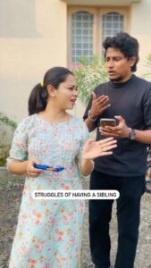 Anitha Sampath Instagram - Tag that sibling😤
Edit by @vicky_swagz 

#reels #reelsinstagram #comedy #funny #reelsindia #sister #sisterfun #sistercontent #siblings #brothersister #comedy #comedyvideos #funnyvideos #relatable  #reelitfeelit #instafashion #instagood #instalike #instamood #instadaily #fun #anithasampath