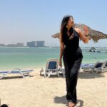 Anjali Instagram – Sea, Sand & Sun ☀️ 

#birthday #vacation #dubai #beach #vibes #travel #diaries #happy #weekend #black #love