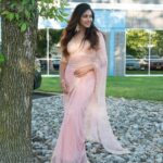 Anjali Instagram - 🌸 Outfit @kavithaguttaofficial Jewellery @houseofqc #pink #saree #elegance #nyc #usa #work #travel #bright #day #happy #sunday