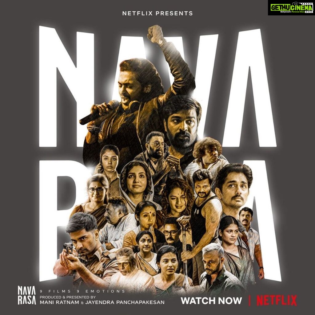 Anjali Instagram - Happy to have been a part of such a wonderful initiative 🙏🏻 #navarasa streaming now on @netflix_in #thuninthapin #manisir #happy #and #grateful