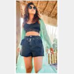 Anjali Instagram - It isn’t work when you love what you do 💚🖤 📸 @mailavvi #happy #weekend #goodvibes #only #beach #girl by
