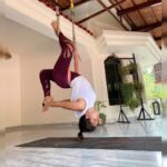 Anjali Instagram - I bend so I don’t break 🧘🏻‍♀️ #aerial #yoga #healthylifestyle