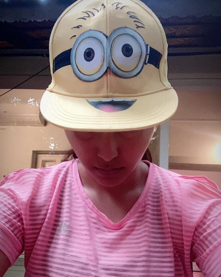 Anjali Instagram - Any Minion Lovers here? #happy #sunday #minion #love #post #workout