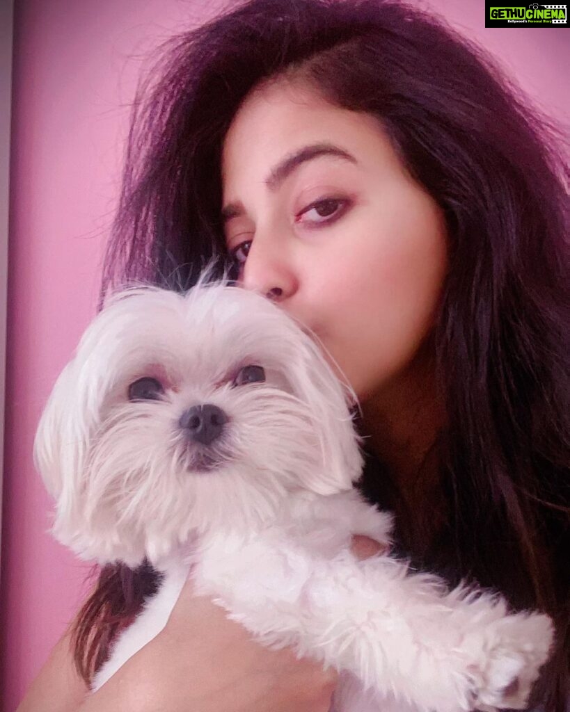 Anjali Instagram - Sunday cuddles with my baby boy ❤️ #polo #love #polodiaries #happy #sunday