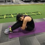 Anjali Instagram - Thinking about breakfast 🤸🏻‍♀️🤷🏻‍♀️ #happy #sunday #gym #workout #fun