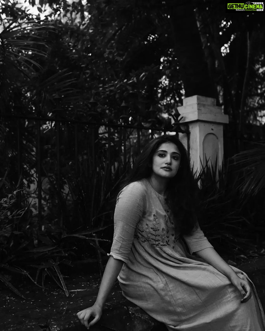 Anjana Jayaprakash Instagram - Drinking tea,you will have a epiphany of sorts. Nobody else will be a friend like you, Or a lover exactly as you are. Wanting yourself back in relationships is a trap; Set up for massive disappointment. It's okay if they do not run across the bridge like you hoped for. You cannot hold it against others, That they simply just aren't you.