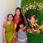 Anjana Singh Instagram - आज अंजना सिंह जी के घर पे गणपति बप्पा के हुवे दर्शन 💐🙏😍 बहुत खूबसूरत पल 😍💃🏿