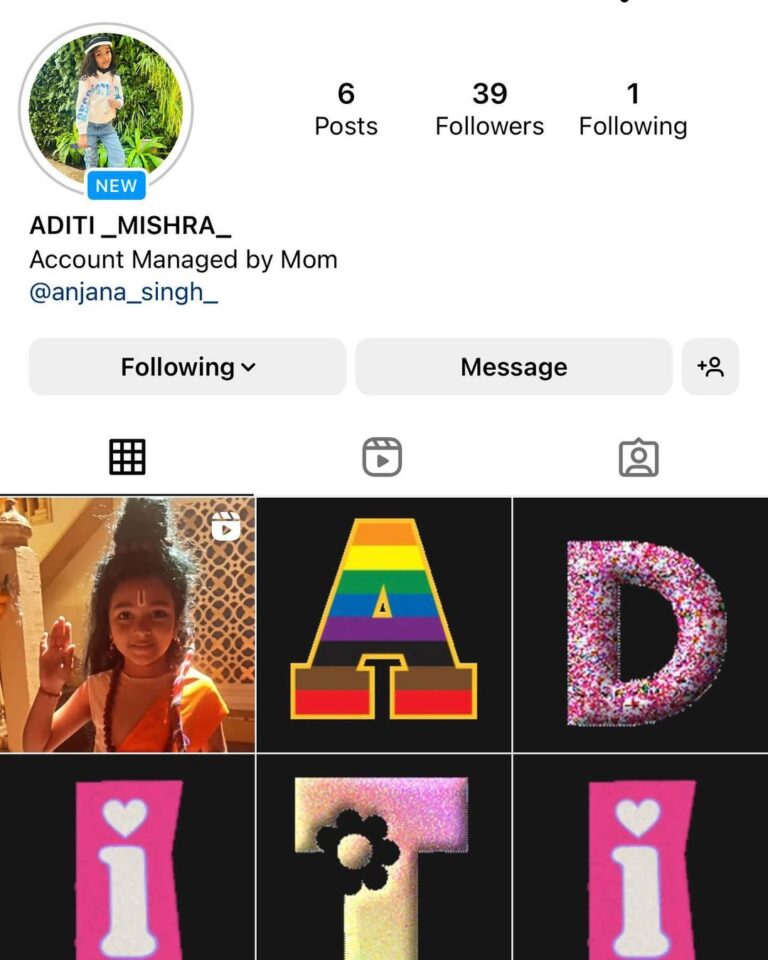 Anjana Singh Instagram - Welcome Aditi Beta ❤️🧿 @aditi13k15 Swipe 👉 #showeryourblessings #keeploving #keepsupporting #blessed🙏