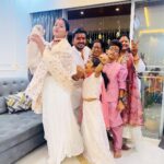 Anjana Singh Instagram – Family ❤️🧿
Diwali 🪔 
#2k23❤️