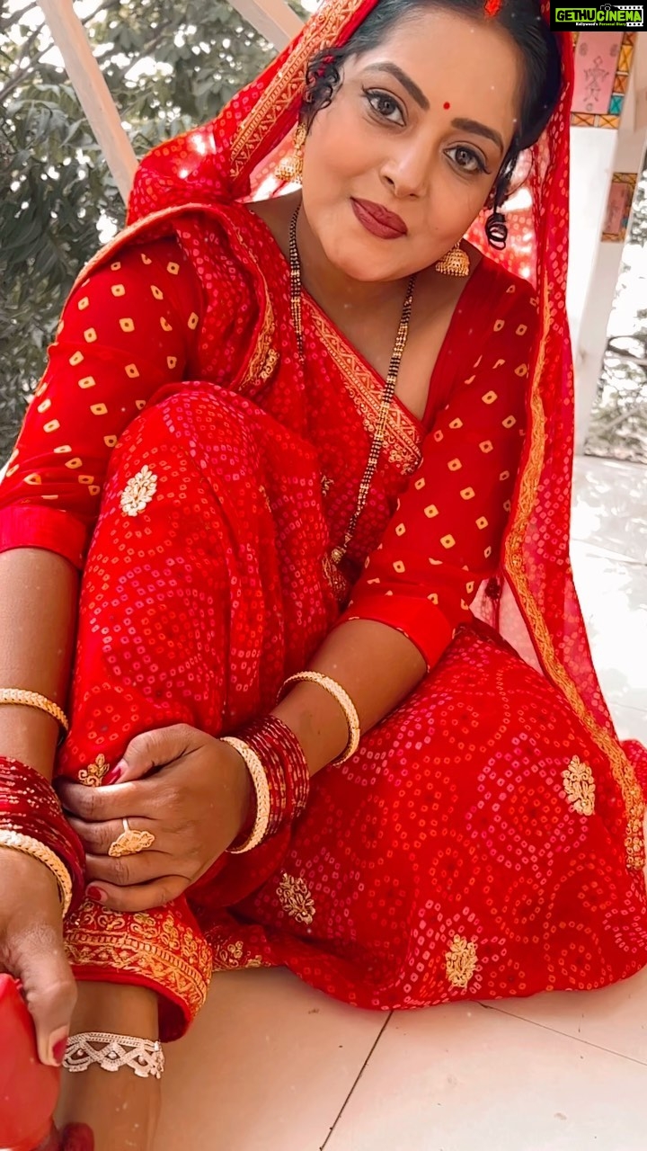 Anjana Singh Instagram - #pahilepahilehumkainichhathmaiyabarattohar #chhathpuja #jaimatadi # #trending