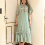 Anjum Fakih Instagram - #happykarwachauth ♥️ Outfit:-@kaftancompany Styled by:-@seam_stress_by_rajludhwani