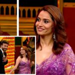 Ankita Lokhande Instagram - Saree but not sorry for making a fabulous entry in Bigg Boss 17💜 @beingsalmankhan @officialjiocinema @endemolshineind #AnkitaLokhandeJain #VickyJain #AnViInBiggBoss17 #BiggBoss17Journey #BiggBoss17 #BB17 #DilDimaagAurDum #Colors #SalmanKhan #JioCinema