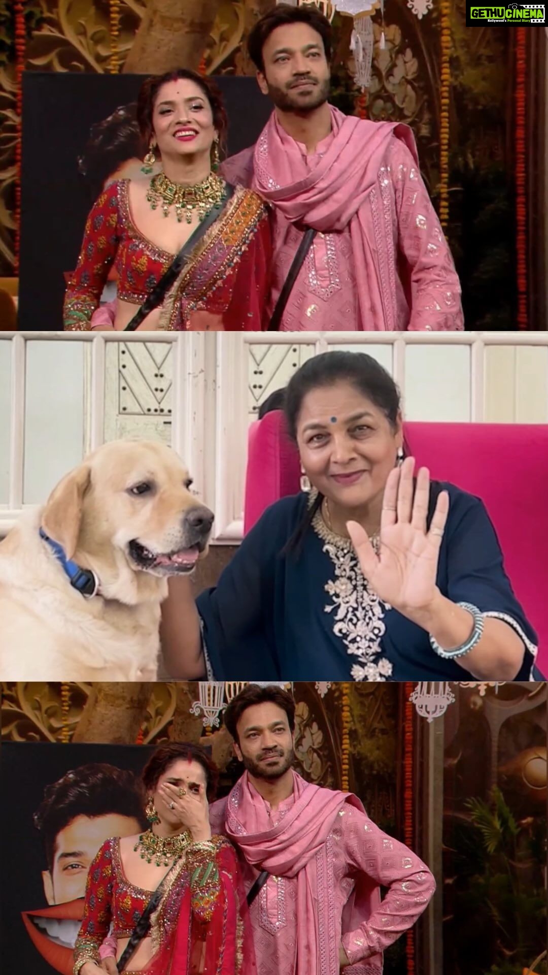 Ankita Lokhande Instagram - No lengthy captions for this. Just one word, MAA 💗 @realvikasjainn @vandanaphadnislokhande @bharti.laughterqueen @haarshlimbachiyaa30 @colorstv @beingsalmankhan @officialjiocinema @endemolshineind #AnkitaLokhandeJain #VickyJain #AnViInBiggBoss17 #BiggBoss #BB17 #DilDimaagAurDum #Colors #SalmanKhan #JioCinema