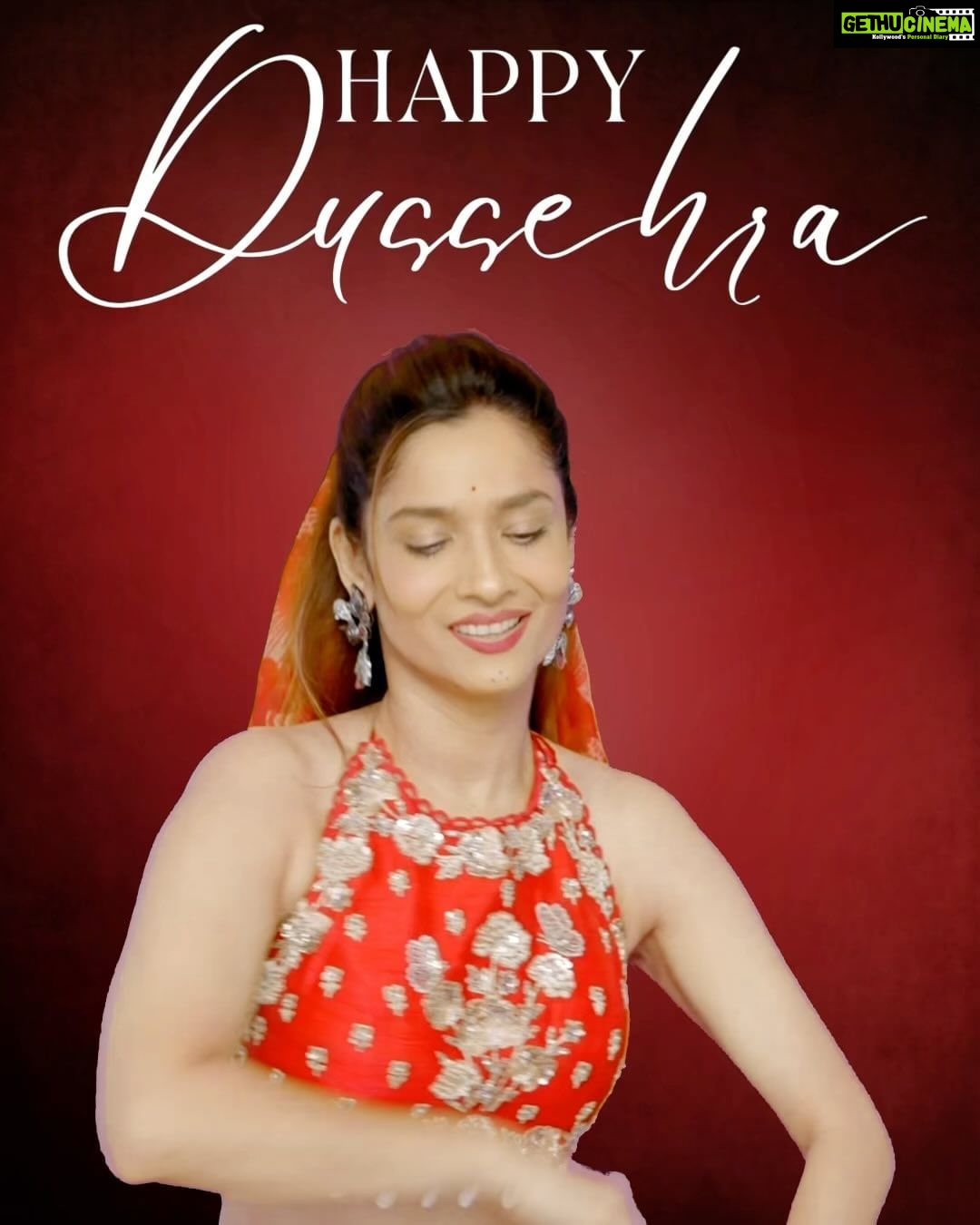Ankita Lokhande Instagram - She's looking dus/dus for Dussehra ❤️ @colorstv @beingsalmankhan @officialjiocinema @endemolshineind #AnkitaLokhandeJain #AnViInBiggBoss17 #HappyDussehra #BB17 #DilDimaagAurDum #Colors #SalmanKhan #JioCinema