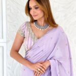 Ankita Lokhande Instagram - "You never change your life until you step out of your comfort zone; change begins at the end of your comfort zone." — Roy T. Bennett Saree: @ease_kv x @viralmantra Jewellery: @diagoldbyvardagoenka Styled By: @hemlataa9 Team: @saloni142_ @haaute Make up: @blendingiscardio Hair: @the_art_case_byfarah