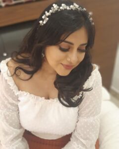 Anna Rajan Instagram - Me felt half bride  MUA @jaush_an #bride #actress #fighter#love #alone#dream#fighter #smile #blocked