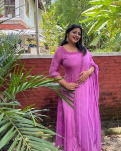 Anna Rajan Instagram - Always dress like its the fest day of life  Pic @jinucherian92  MUA @jaush_an  Beautiful dress designed by @alankaraboutique
