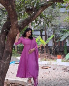 Anna Rajan Instagram - Always dress like its the fest day of life  Pic @jinucherian92  MUA @jaush_an  Beautiful dress designed by @alankaraboutique