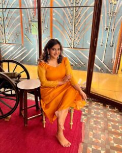 Anna Rajan Instagram - Shieldmaiden ⚔️ 

#yellow #dresses 
#karnataka 
#mysore 
#warrior  Photo Courtesy: My Beeee