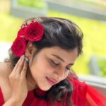Anna Rajan Instagram - Don't save red dresses for the date Location: @saptharesortandspa #red #love #saptharesortandspa Saptha Resort & Spa