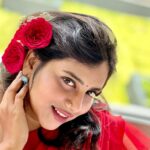 Anna Rajan Instagram - Don't save red dresses for the date Location: @saptharesortandspa #red #love #saptharesortandspa Saptha Resort & Spa