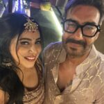 Anna Rajan Instagram - Navarathri at kalyan🥰🥰🥰. @ajaydevgn @rashmika_mandanna #rameshkalyan
