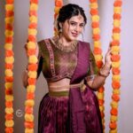 Anna Rajan Instagram - Makeup @vini_makeup_artist_ Hair @reenasajil Costume @ansisiyad Photography @nirakoottu__creation jewellery @alameen_fashion_jewels. ❤️❤️❤️❤️❤️ #onamcelebration #onam2023 #onamstyling #flowers #trending #newstyle #newcollection #kerala #traditional #annaspeeks #anna #lichi #actresses #smile #love #onamstyle #style #2023 #thinkpositive #positivevibes #feeling #alonehappylife #survive