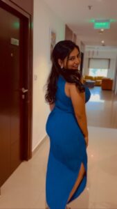 Anna Rajan Instagram - Its simple, its infinite, its forever.............
Mua @jaush_an  Video @jaush_an  Earrings @alameen_fashion_jewels  #blue #bluecolor #annarajan #lichi #inauguration #love #eyes #loveblue #smile #annama  #newbeginnings  #forever #newpost #newvideo #newmusic #actress #malayalam #malayalamactress #tissot #selflove #selfrespect 🐝
