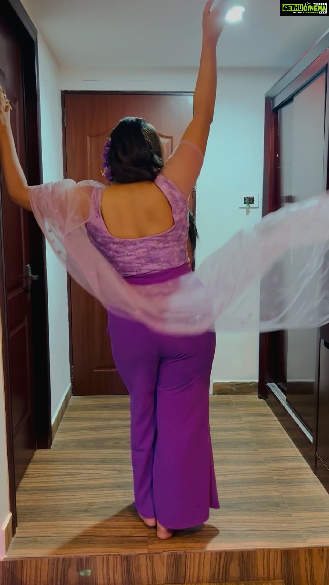 Anna Rajan - 36.7K Likes - MUA @jaush_an Costume @shawli_aluva #lavender #actress #lichi #annarajan #smile #flowers