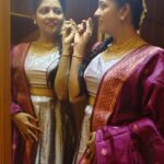 Annabharathi Berchmans Instagram - "சிரிப்பு ஒன்று மட்டுமே மனிதனை மனிதனாக இருக்க வைக்கிறது 😆😍👍"-அன்புடன் அன்னபாரதி❤ costume:@sri_aari_bridal_blouse_designe makeup:@venimakeover @suba_shini_99