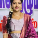 Annabharathi Berchmans Instagram - "சிரிப்பு ஒன்று மட்டுமே மனிதனை மனிதனாக இருக்க வைக்கிறது 😆😍👍"-அன்புடன் அன்னபாரதி❤ costume:@sri_aari_bridal_blouse_designe makeup:@venimakeover @suba_shini_99