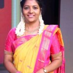Annabharathi Berchmans Instagram – வணக்கம் நண்பர்களே ❤
 thank you so much guys 💗
 beautiful saree :@nithinighties11 
 beautiful blouse :@sri_aari_bridal_blouse_designe 
 beautiful neck set :@tushar.jewellery