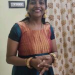 Annabharathi Berchmans Instagram – இனிய சரஸ்வதி பூஜை ஆயுத பூஜை நல்வாழ்த்துக்கள் நண்பர்களே 😍
 அன்புடன் அன்னபாரதி

costume:@r_s_fashion_designer
#annabharathi #anbudanannabharathi #saraswathipooja #aayuthapooja #golu #gölü