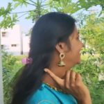 Annabharathi Berchmans Instagram - ❤காதோரம் லோலாக்கு கதை சொல்லுதய்யா❤😍 @kavs_glamstone @annabharathiberchmans