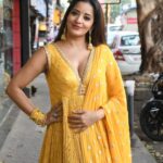 Antara Biswas Instagram - About Yesterday ❤️…. At @rashmi_aaryaa boutique Anniversary… #indian #ethnicwear #love #this #thankyou Outfit: @rashmi_aaryaa @shreeaaryaofficial @deepakpathak663