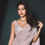 Anu Emmanuel Instagram - Yeah I’m a saree girl 💎 - In @sawangandhiofficial