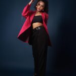 Anupama Parameswaran Instagram - I thought I hate pink… Guess not anymore 🦩 Love this series 🤩 Outfit : @ewoke.studio MUA : myself Jewellery: @thetrinkaholic Styling : @sandhya__sabbavarapu @team_sandhya Photography : @pranav.foto Hair : @koli_sarika7313 Styling assistant : @styled_bysonali_